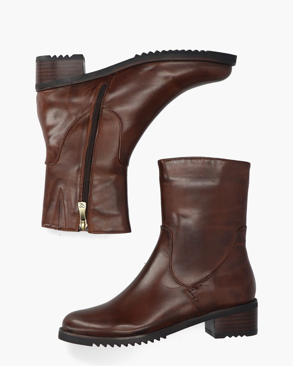 Everybody 11655 Bruin Dames Enkelboots