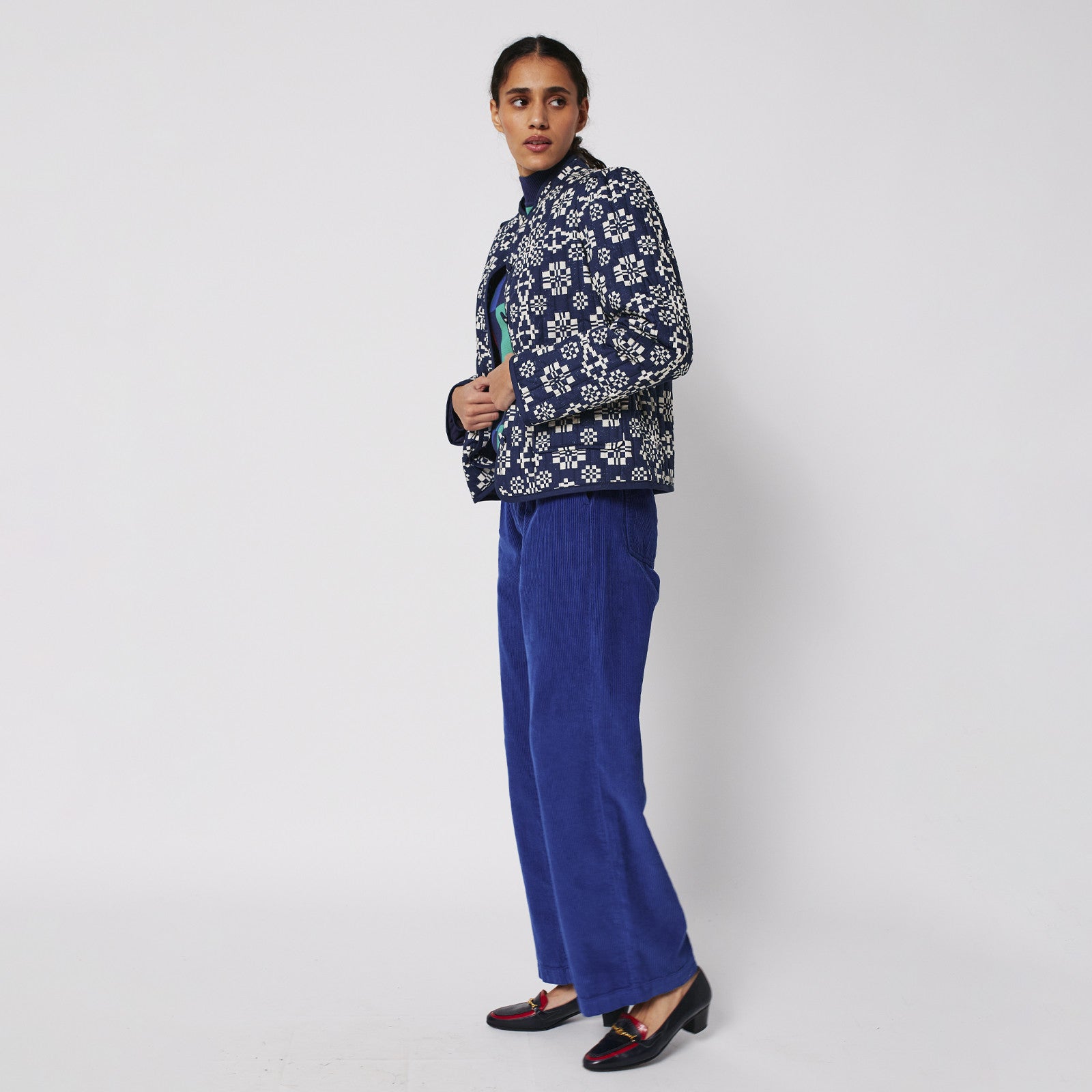 Adult Strickpullover Geometric Jacquard Multicolor