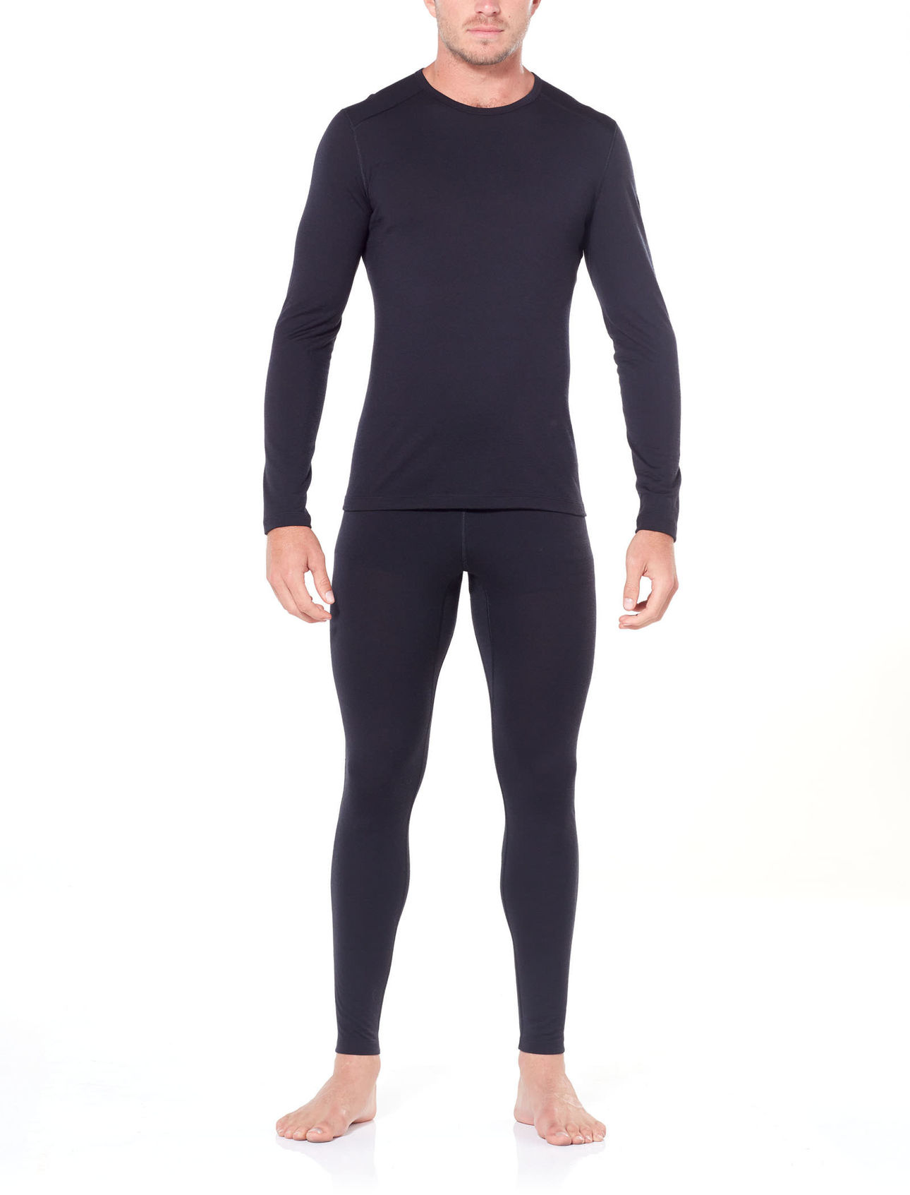 Merino 200 Oasis Leggings Herre 001/Black/Monsoon