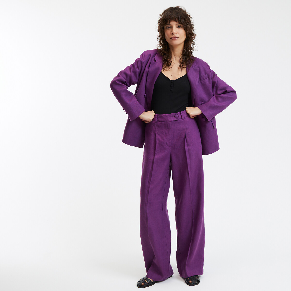 COLEÇÕES LA REDOUTE<br>Body sem mangas com decote quadrado