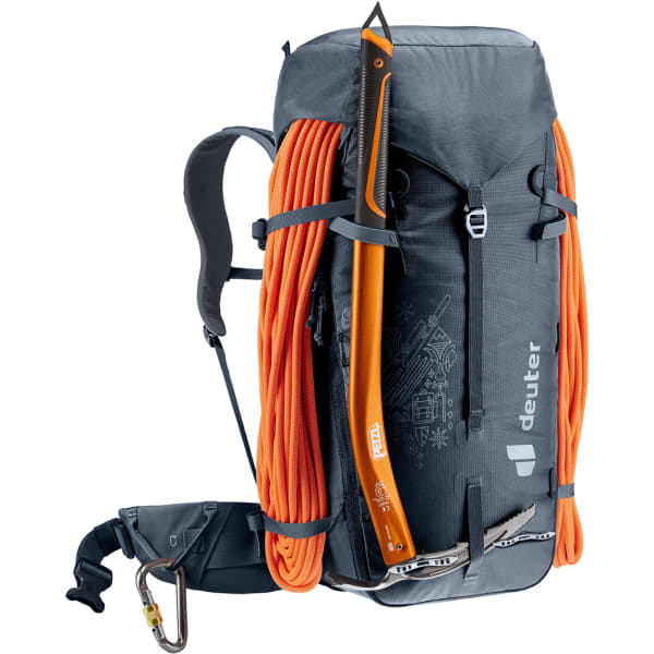 Sac à dos alpinisme DEUTER GUIDE 34+8 BLACK