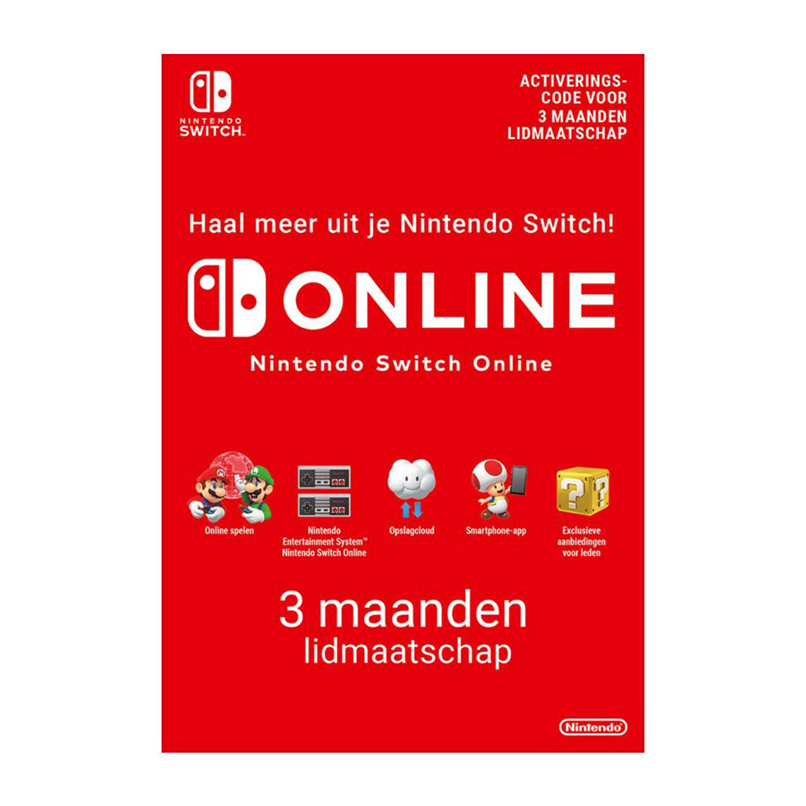 Nintendo Splatoon 3 Bundel Inkopolis / De Toren der Orde DLC Uitbreidingspas en Nintendo Switch Online 3 maanden (Nintendo Switch)