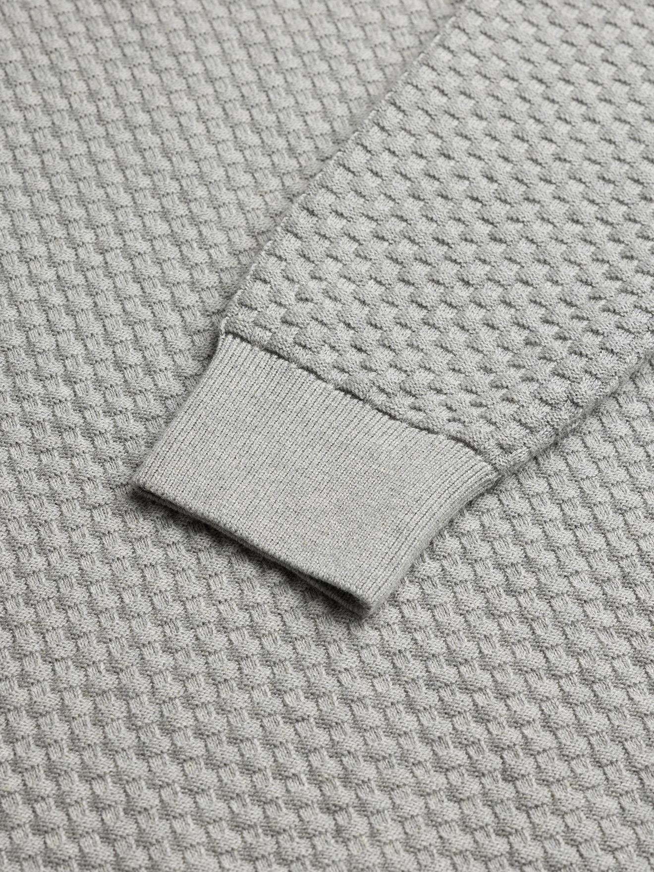 Half zip Brooks gris