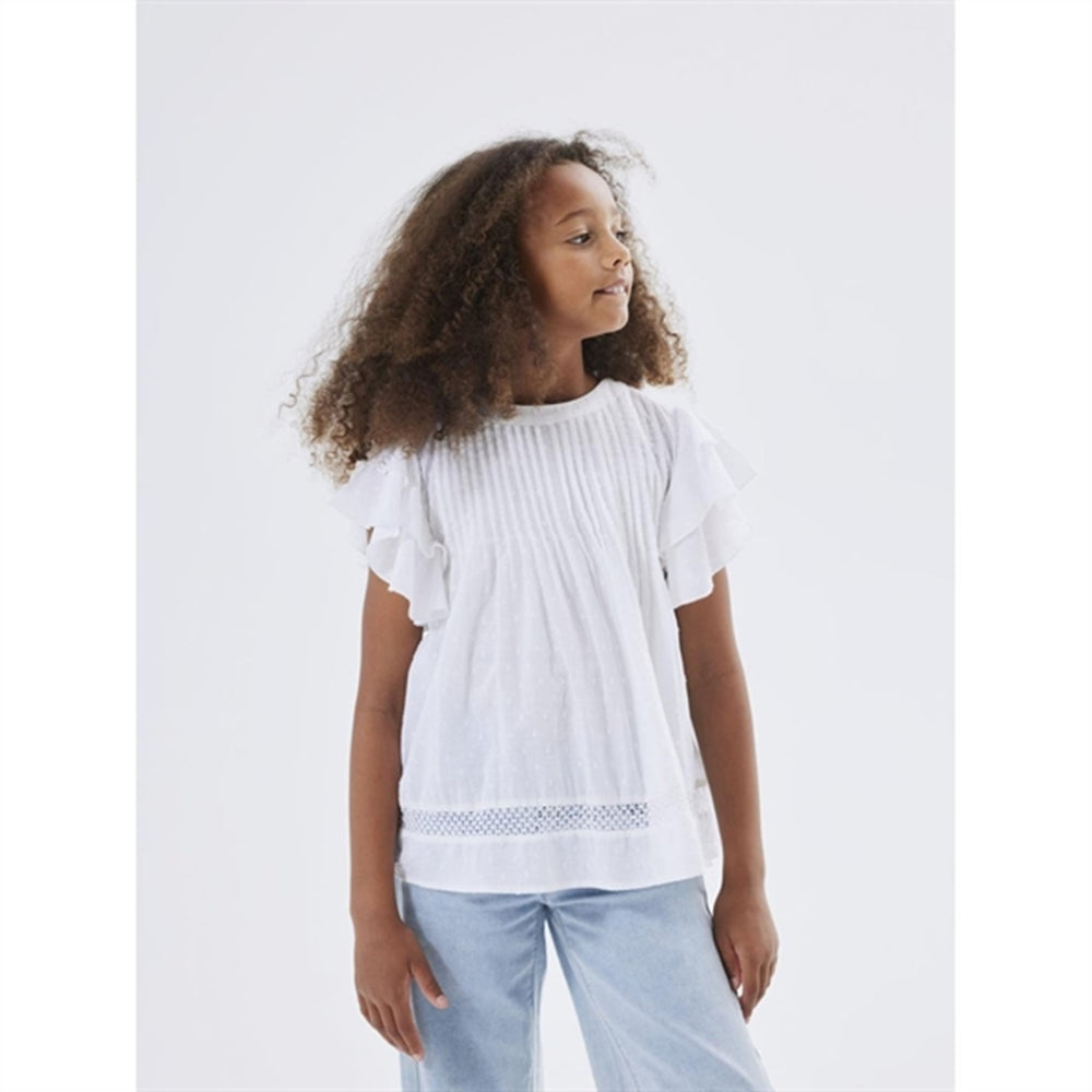 Køb Name it Bright White Faride Top Noos