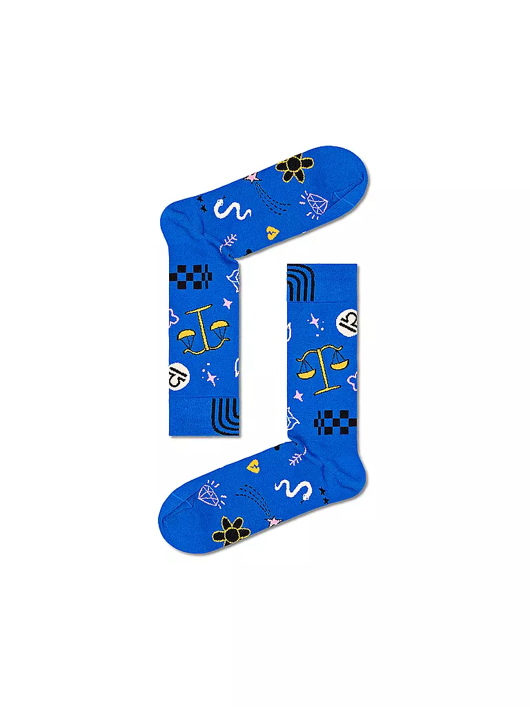 HAPPY SOCKS Herren Socken 41-46 WAAGE pink blau