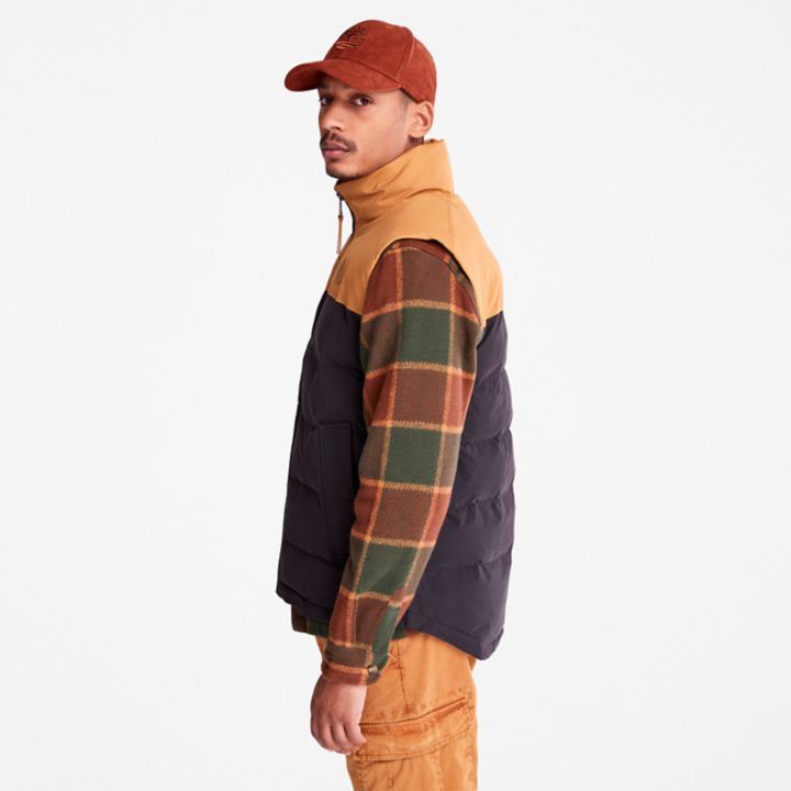 Colete acolchoado Welch Mountain para homem, na cor preta.