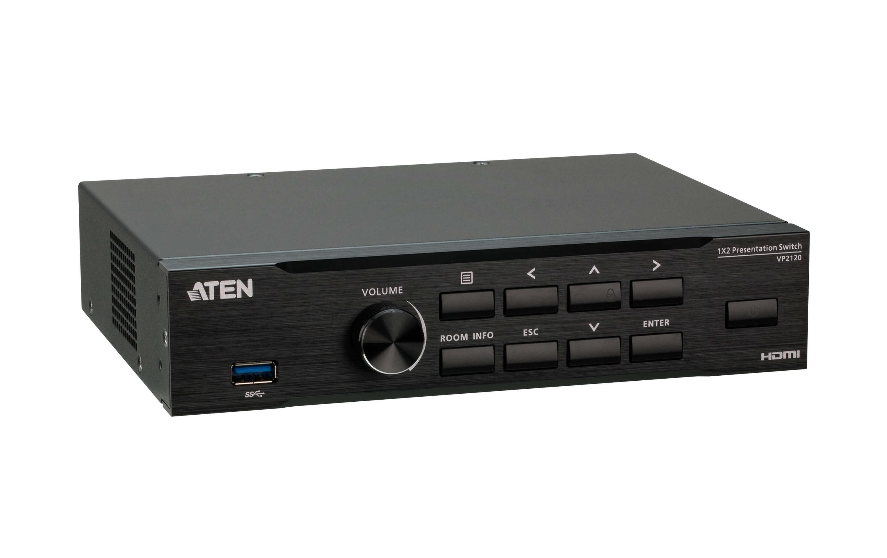 Switcher VP2120<br>Seamless Presentation Switch mit Quad View Multistreaming
