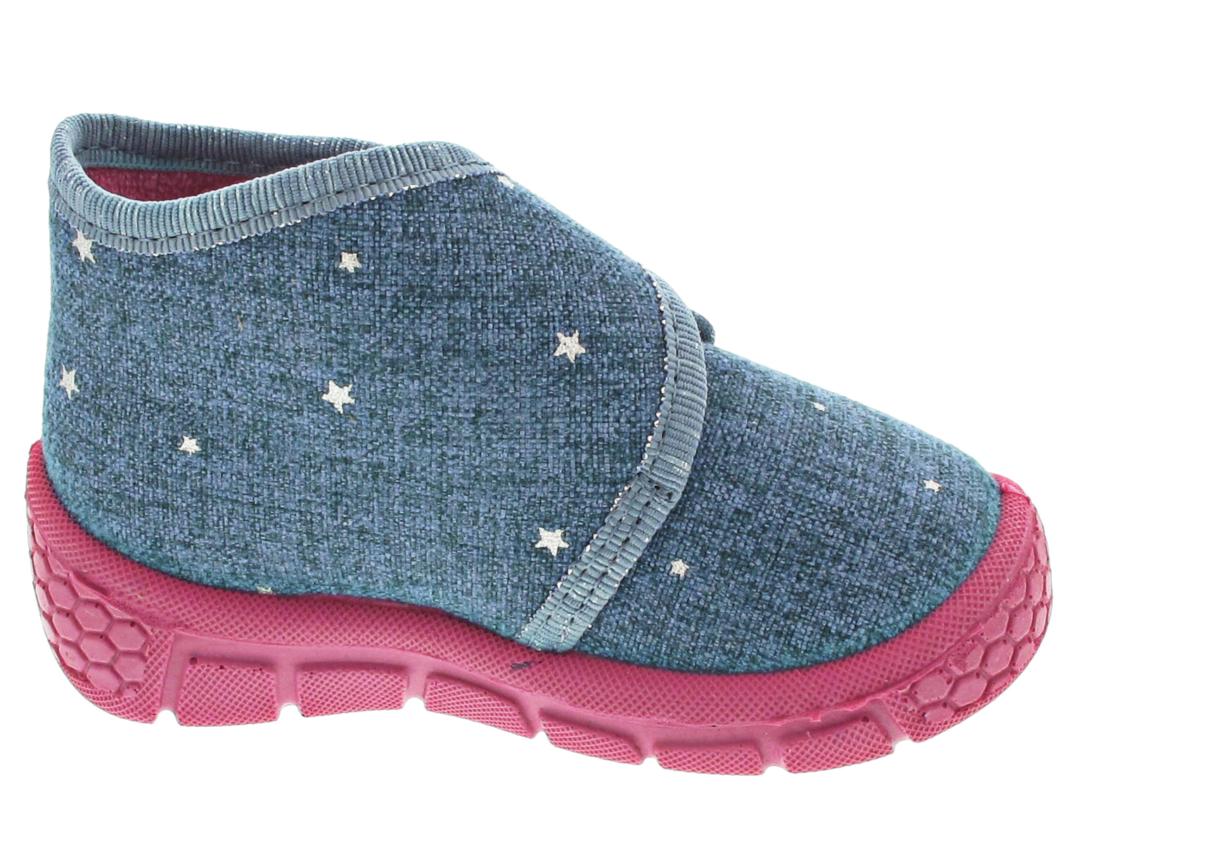 Fischer Markenschuhe Hausschuh blau