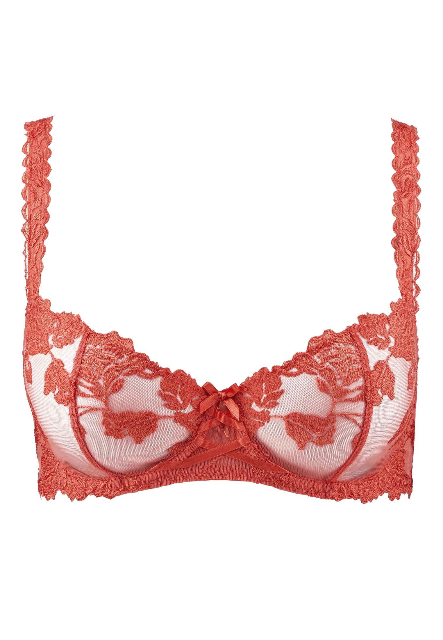 SOFTESSENCE - Soutien-gorge corbeille avec armatures | Rouge