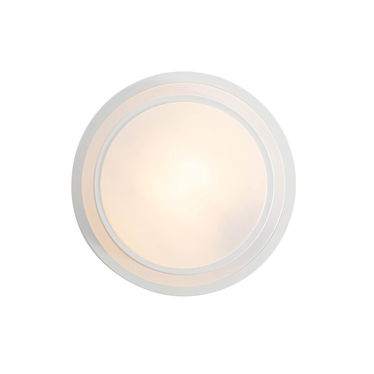 QAZQA Moderne plafondlamp wit 25 cm IP44 - Walden