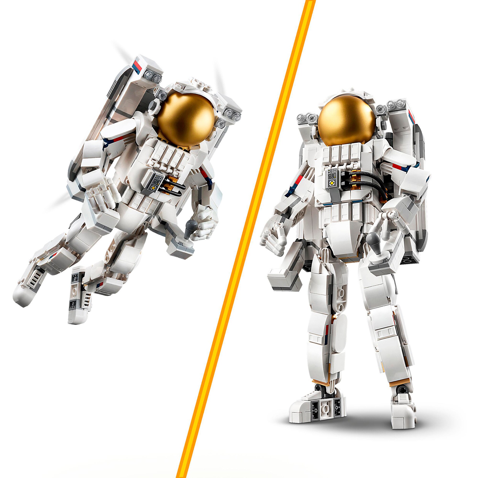 LEGO Konstruktionsspielzeug Creator 3-in-1 Astronaut im Weltraum