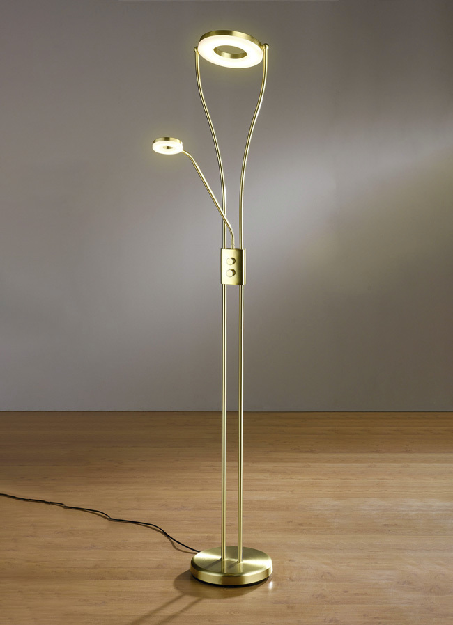 LED-Deckenfluter mit Lesearm