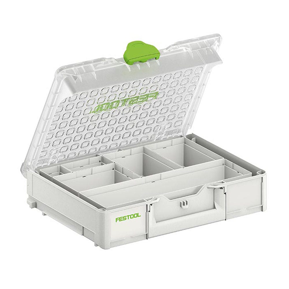Organizador FESTOOL Systainer3 com 6 compartimentos, 89 mm x 396 mm - Médio 204854