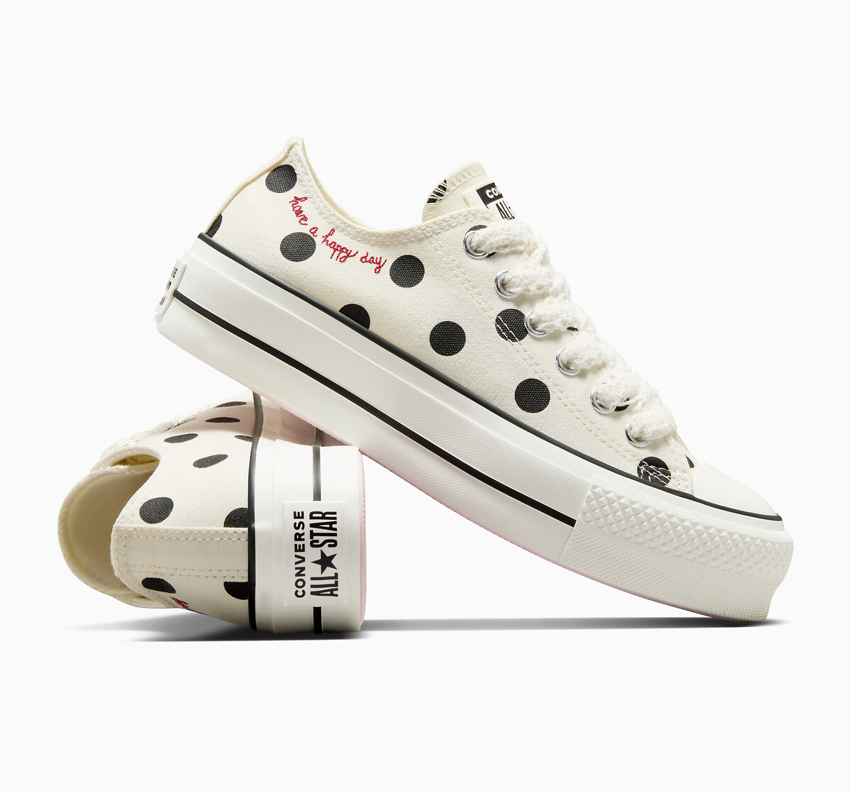 CONVERSE<br>Tênis All Star Lift Ox com Bolinhas