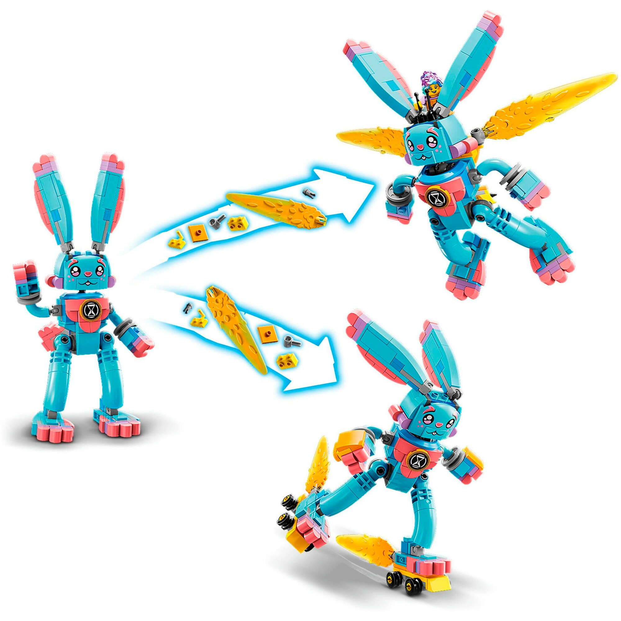 LEGO Konstruktionsspielzeug DREAMZzz Izzie und ihr Hase Bunchu