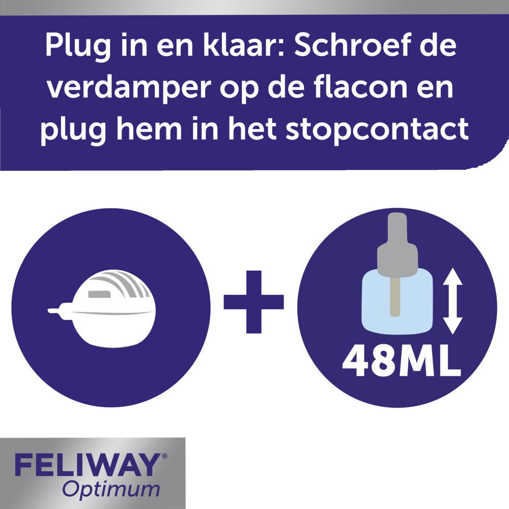 Feliway Optimum Startset Verdamper + Navulling
