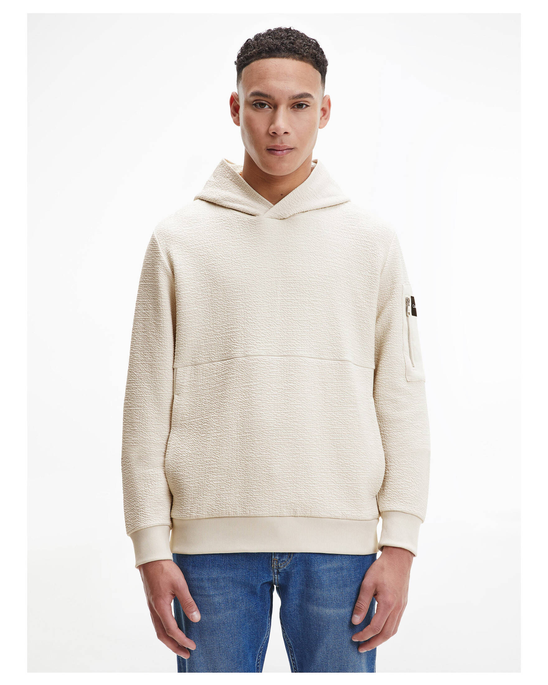 CALVIN KLEIN| Herren Sweatshirt SOFT STRUCTERED HOODIE
