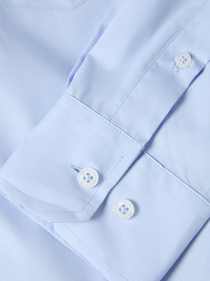 Camisa regular fit em algodão