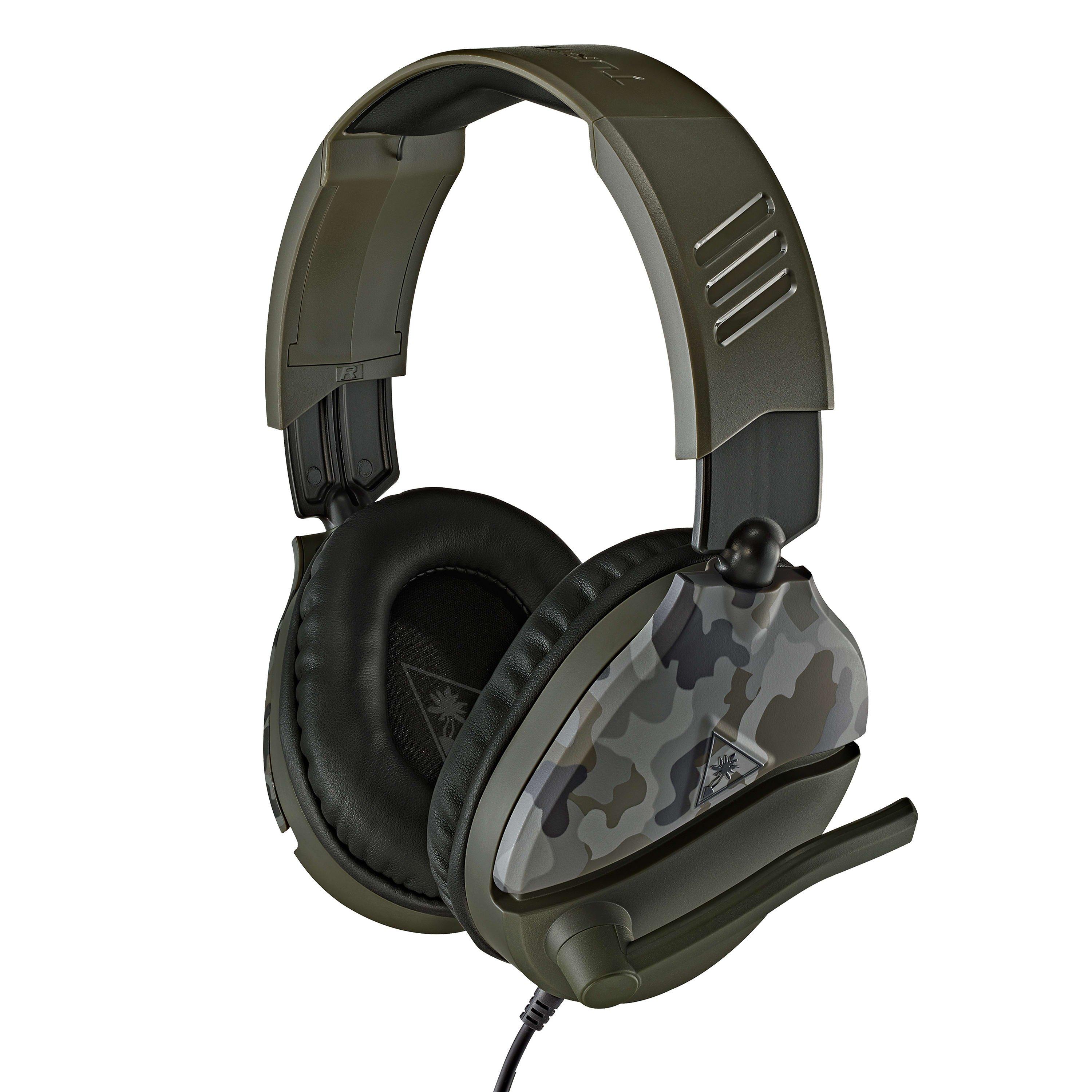 Turtle Beach GAME Recon 70 Gaming Headset for Xbox PS5 PS4 PC – Camo Green