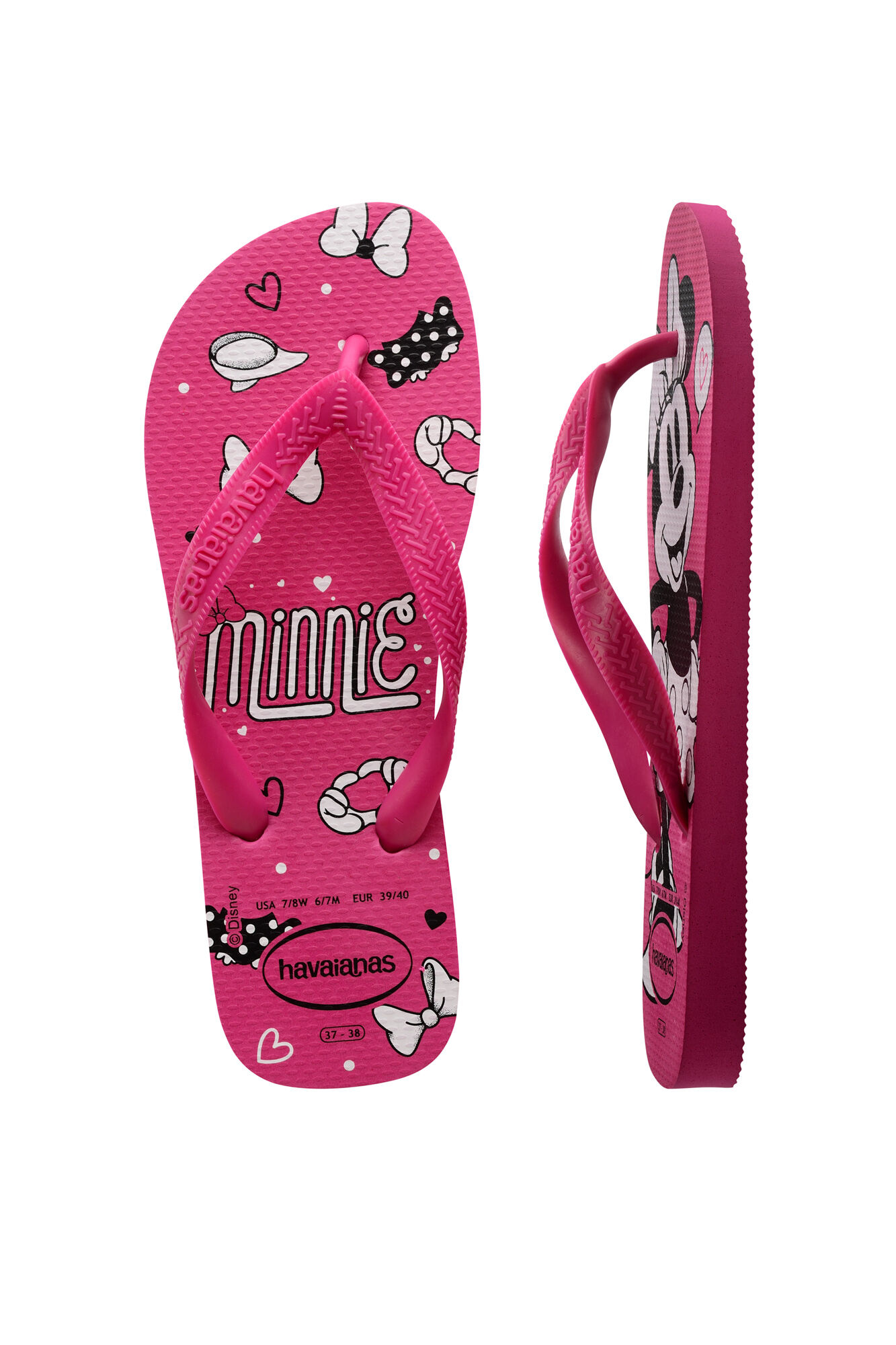 Chinelo Hav. Top DS - rosa