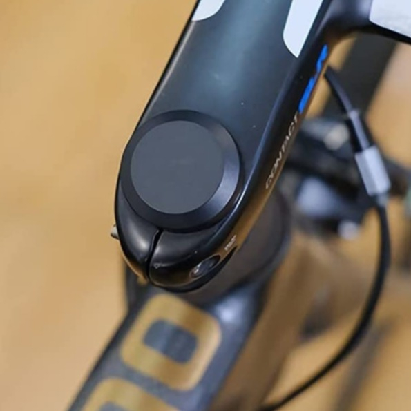Fahrrad Halterung Velo Lenker Halter mit 2 Kappen für Apple AirTag - Schwarz