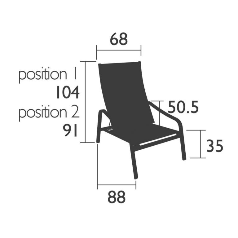 Fermob Alizé fauteuil Nutmeg