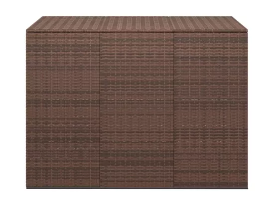 Boîte à coussins de résine marron 145 x 100 x 103 cm 02_0013162