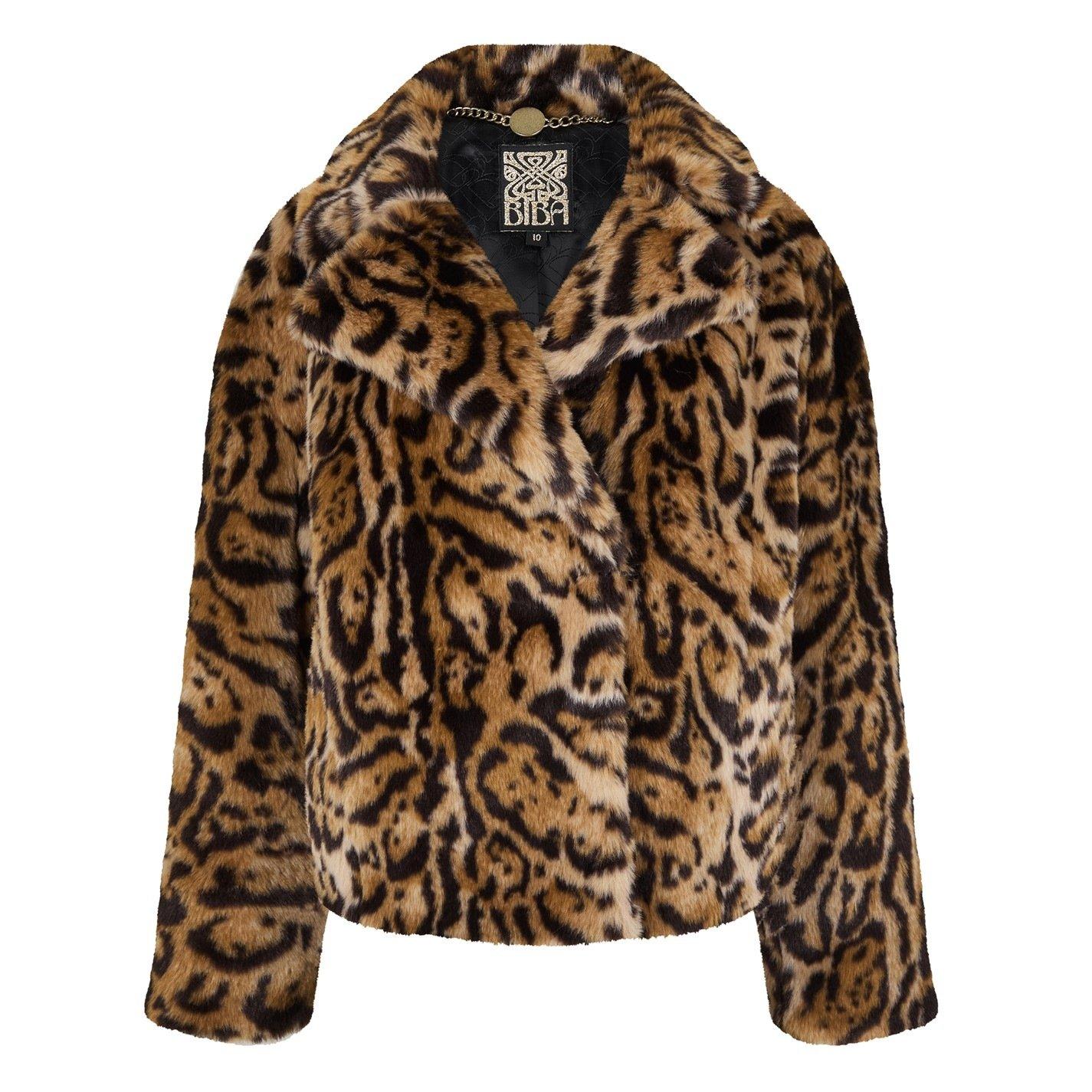 Biba Short Faux Fur Jacket