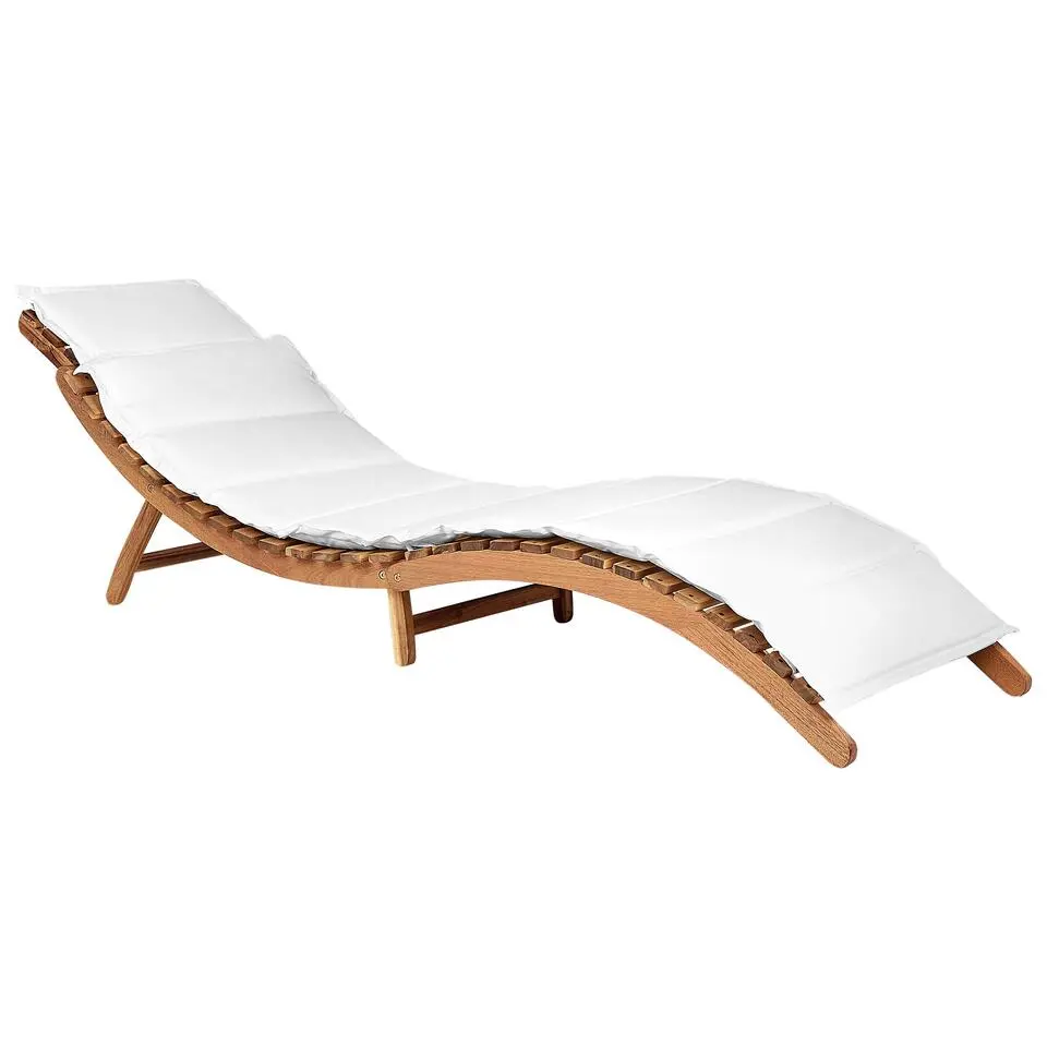 LUINO - Ligstoel - Wit - Hout