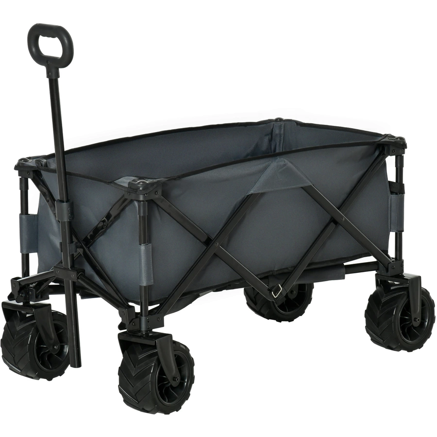 Outsunny Gerätewagen Geräumiges Design, das bis zu 70 kg tragen kann dunkelgrau
