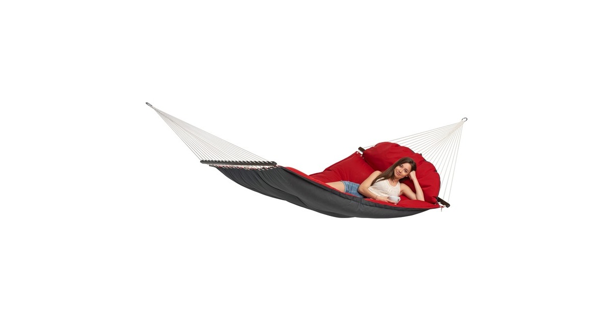 AmazonasFat Hammock Red hangmat   (Rood/grijs)