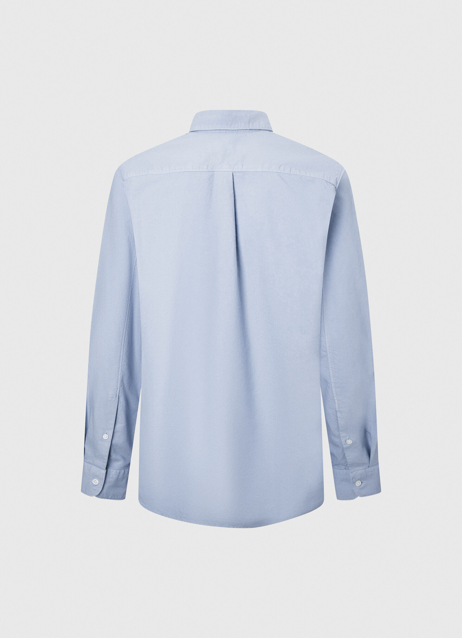 Camisa Oxford de corte regular - azul claro