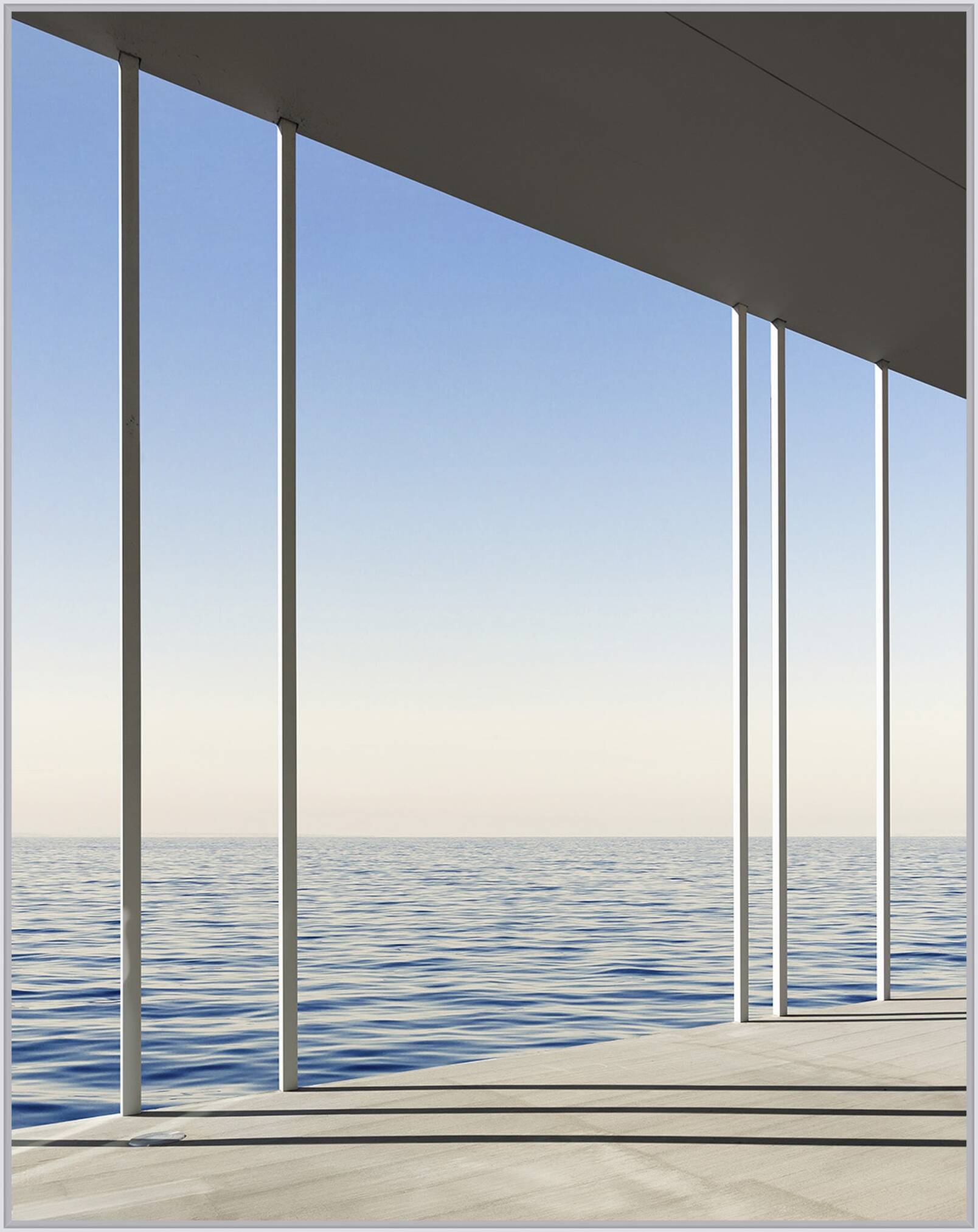 Stilt into Blue II by Marc Fischer - Limited Edition. Edition of: 150. Signed.