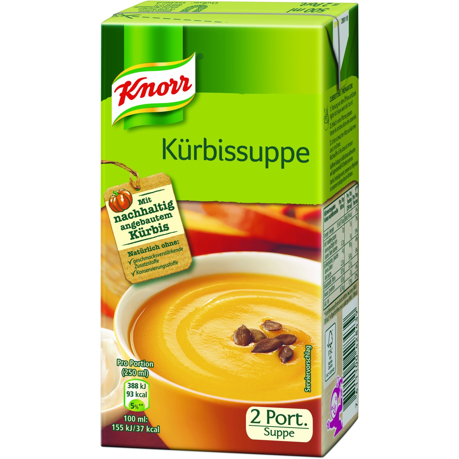 Knorr Kürbissuppe