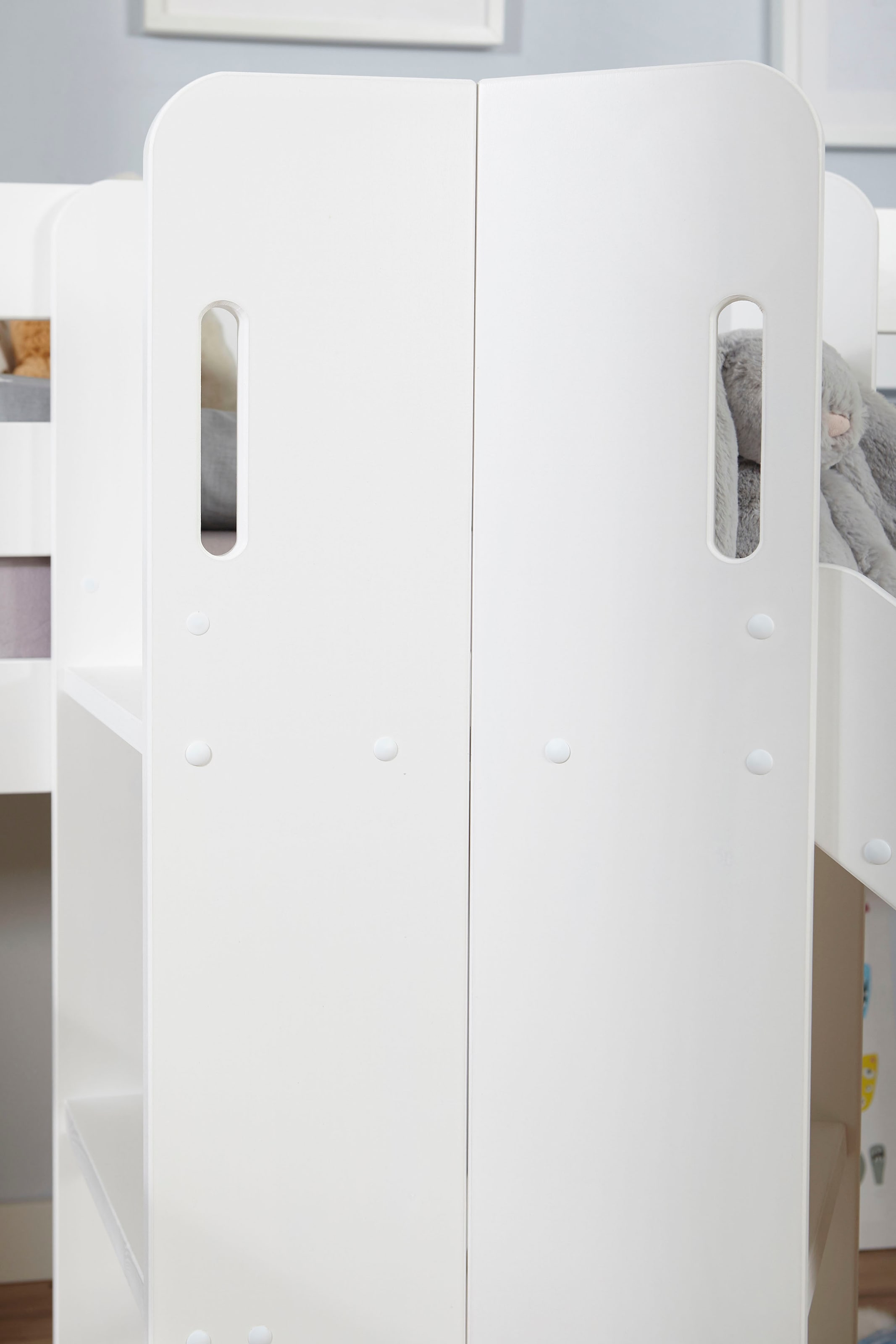 Ticaa Hochbett »Ekki« mit Rollrost, Kiefer