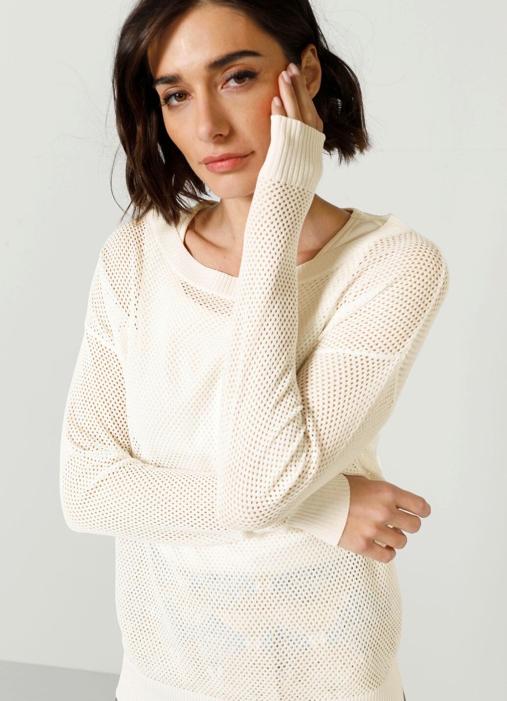 Pullover in Feinstrick