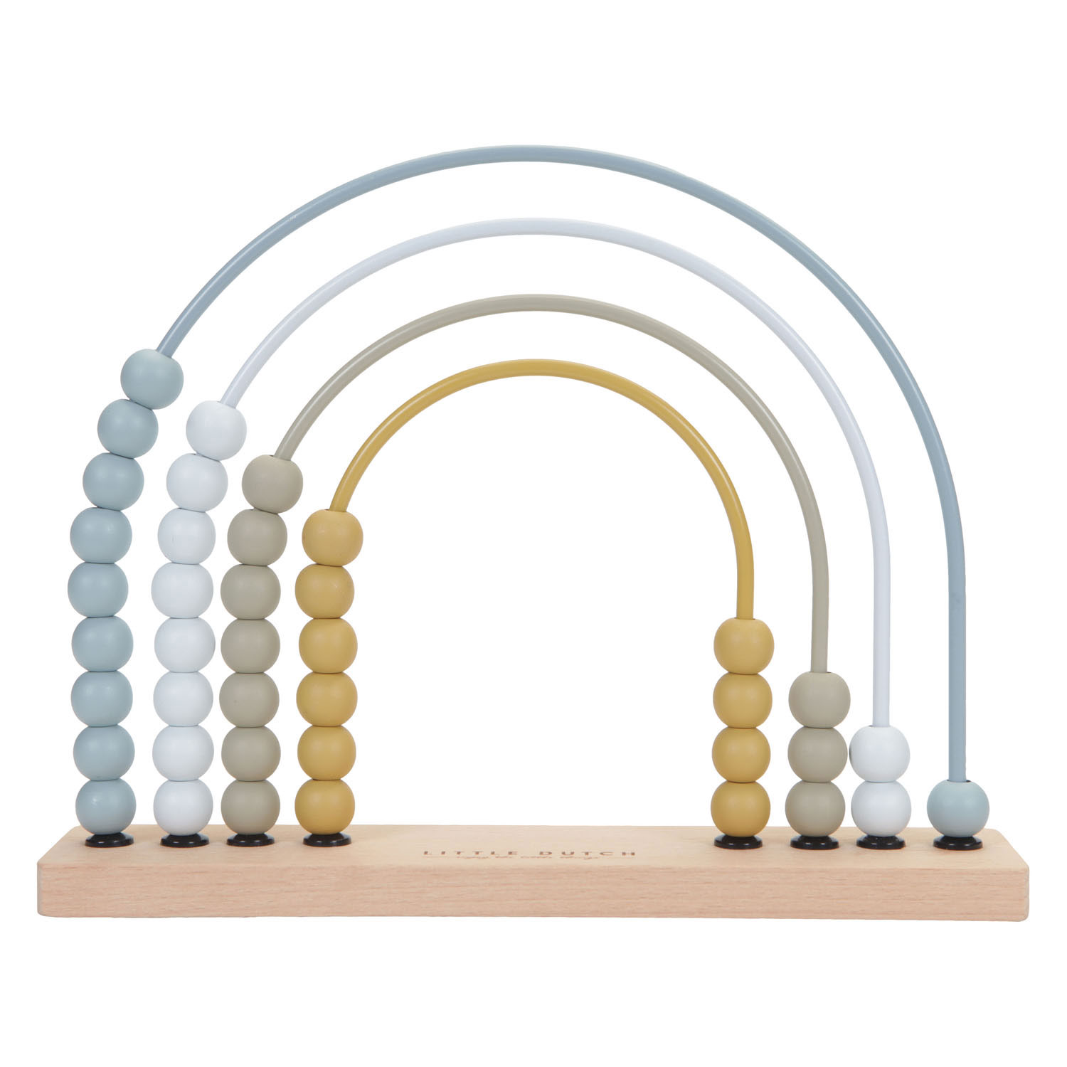 Little Dutch Houten Regenboog Telraam Blauw