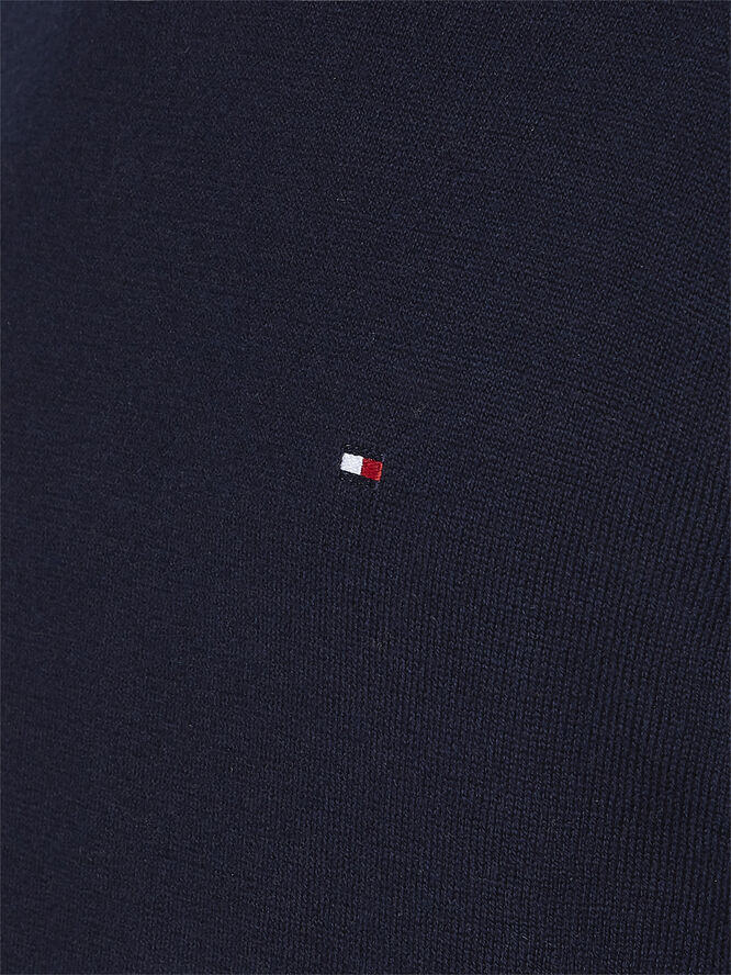 Tommy Hilfiger PIMA ORG CTN CASHMERE CREW NECK Desert sky