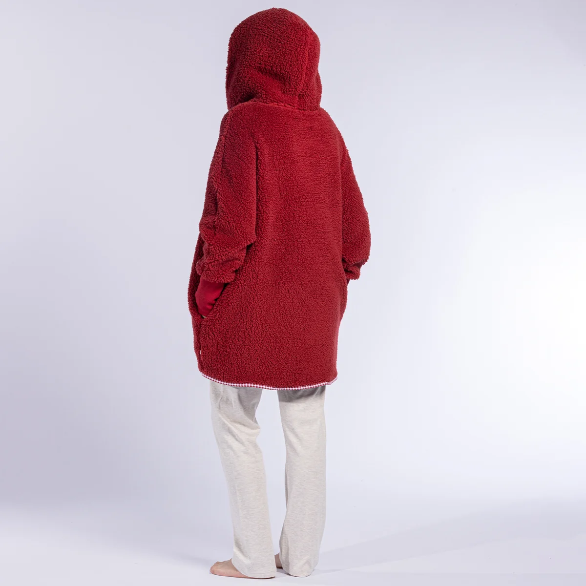 Peignoir femme HOUX bordeaux