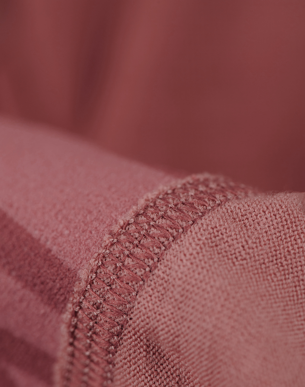 Legging van merinowol voor dames in Rouge