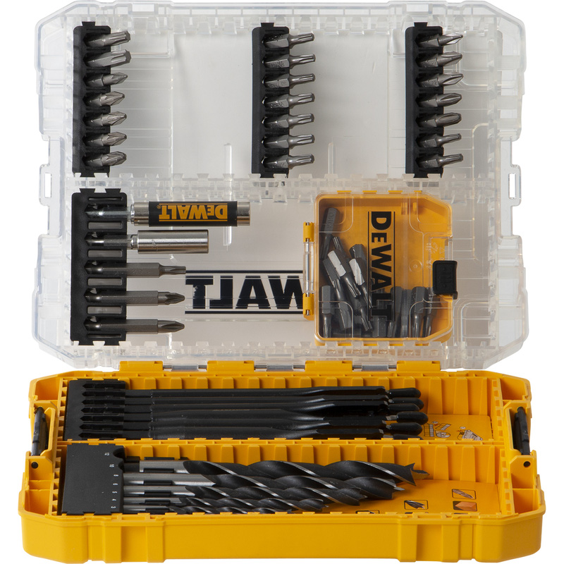DeWALT speedboor EXTREME™ en houtboren, TOUGH CASE 57-delig