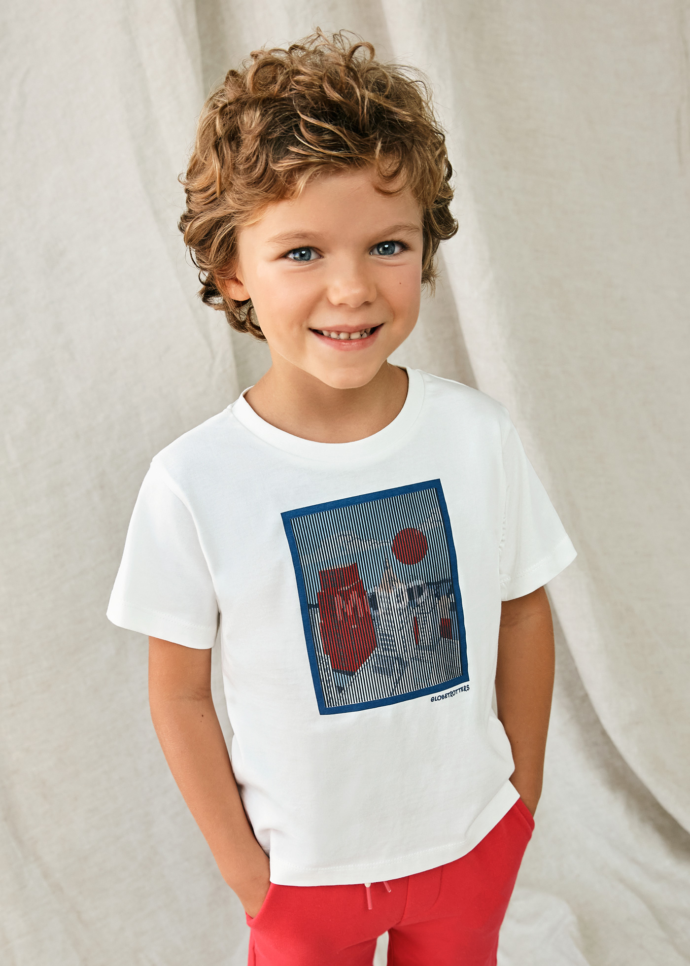 Camiseta lenticular Better Cotton para meninos, estampa de melancia.