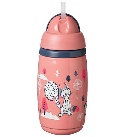 Tommee Tippee Kop m. Suger?r - Superstar - 266 ml - Rosa m. Skov