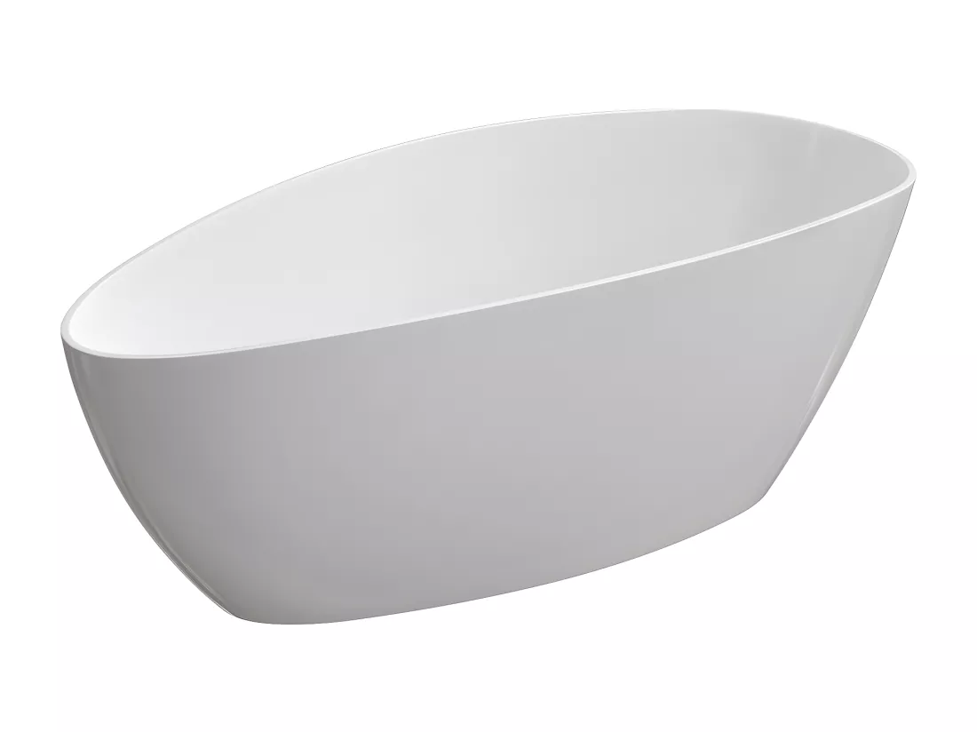 baignoire îlot OMNIRES BARCELONA M+ 156X71 CM couleur : blanc finition : brillant