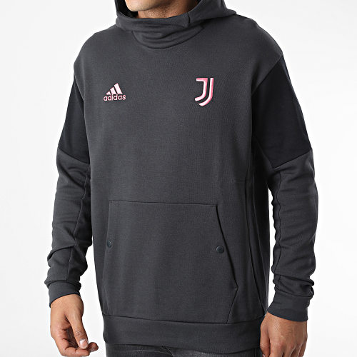 Sweat Capuche Juventus HD8860 Gris Anthracite