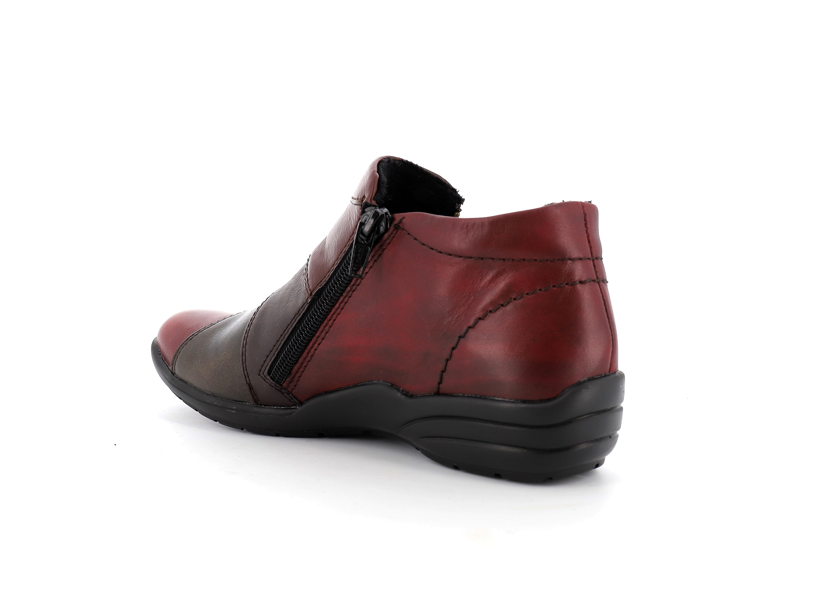 Remonte-R7674 Synthétique Rouge Foncé