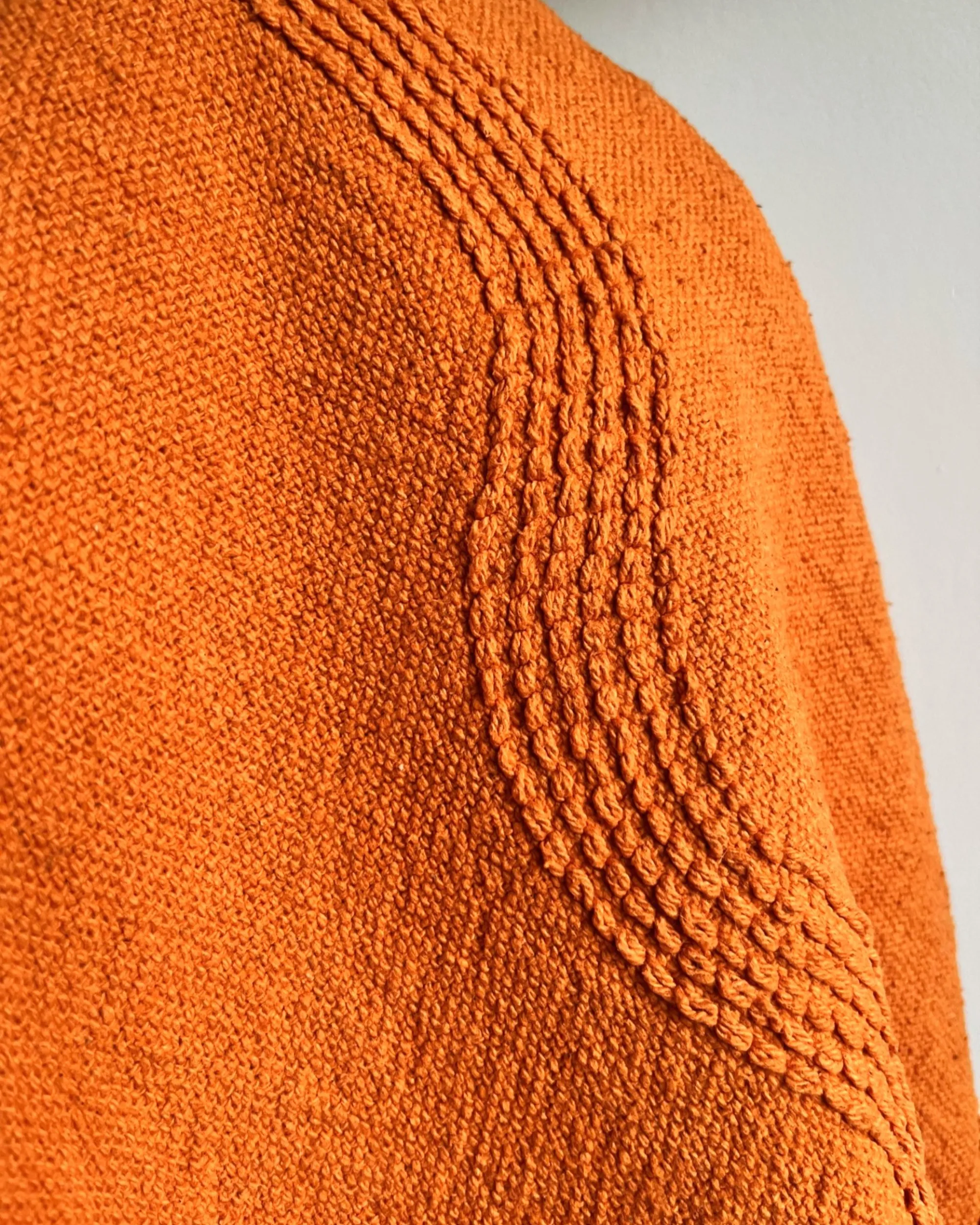 Plaid KHARI Katoen 125 x 150 cm Oranje