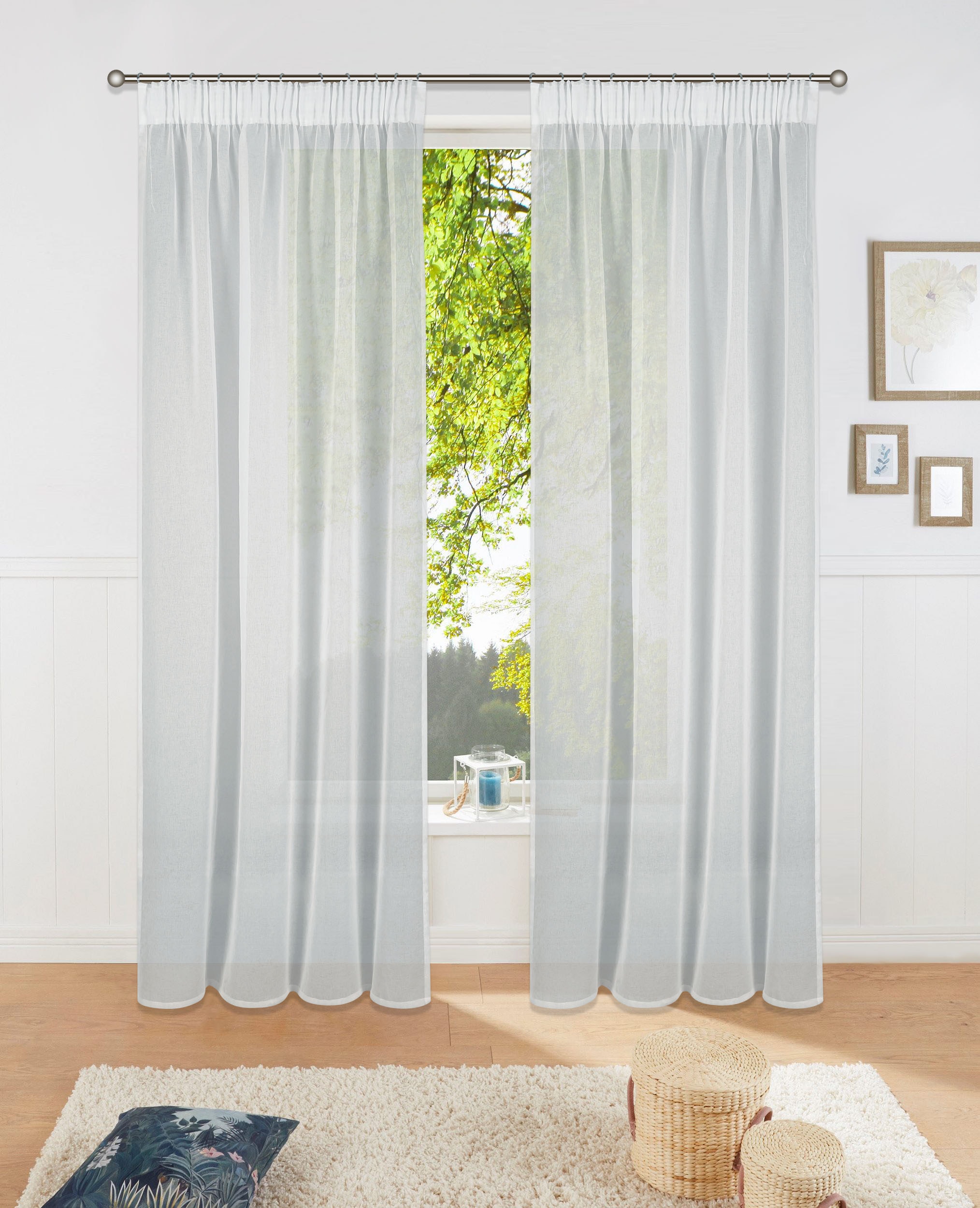 my home Gardine »Dolly« Multifunktionsband 1 Stk. tlg. gewebt, Polyester