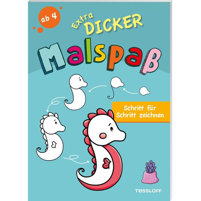 Extra Dicker Malspaß - Schritt für Schritt zeichnen