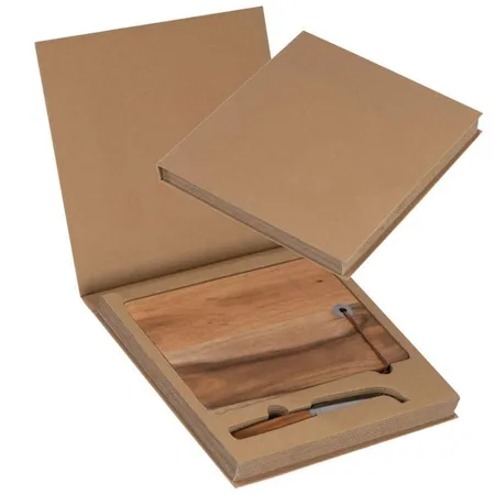 Macma Holzbrett mit Käsemesser